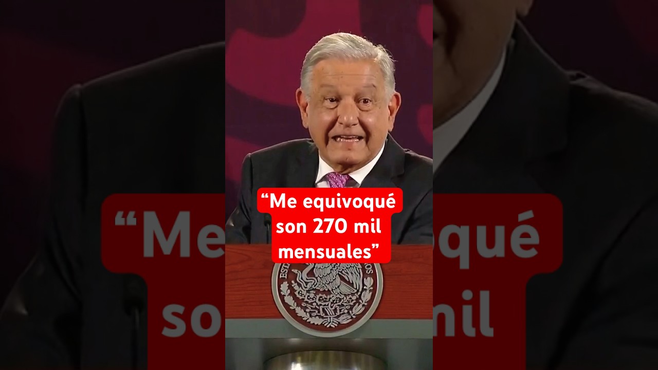 AMLO acepta que cometió error en la cifra de la pensión de María Amparo Casar