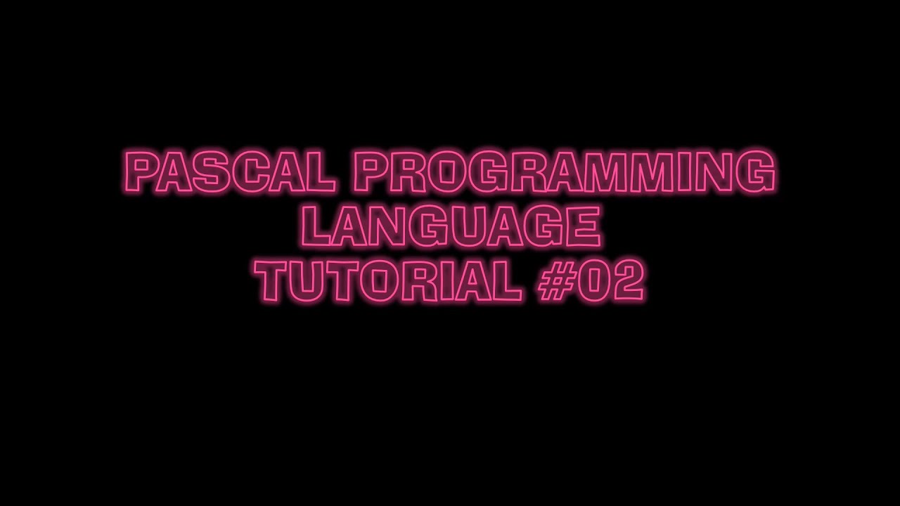 Data types of Pascal programming language, Variables and Constants ...
