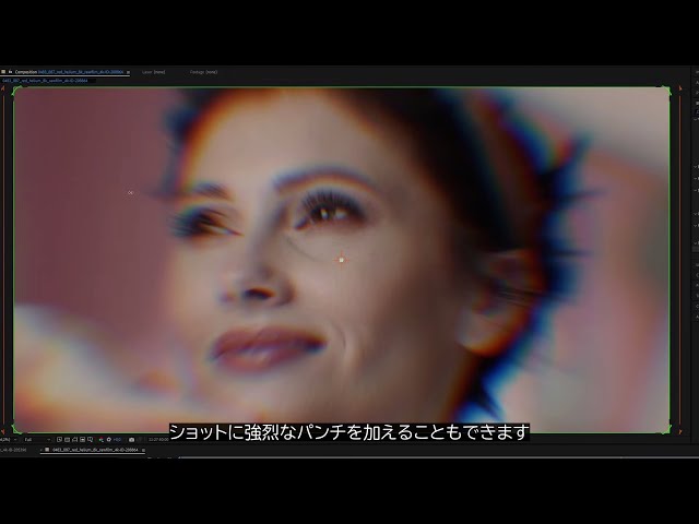 boris / 目をそらした瞬間 日本語字幕] Beautiful Chromatic Aberration Sapphire in 60 Boris FX