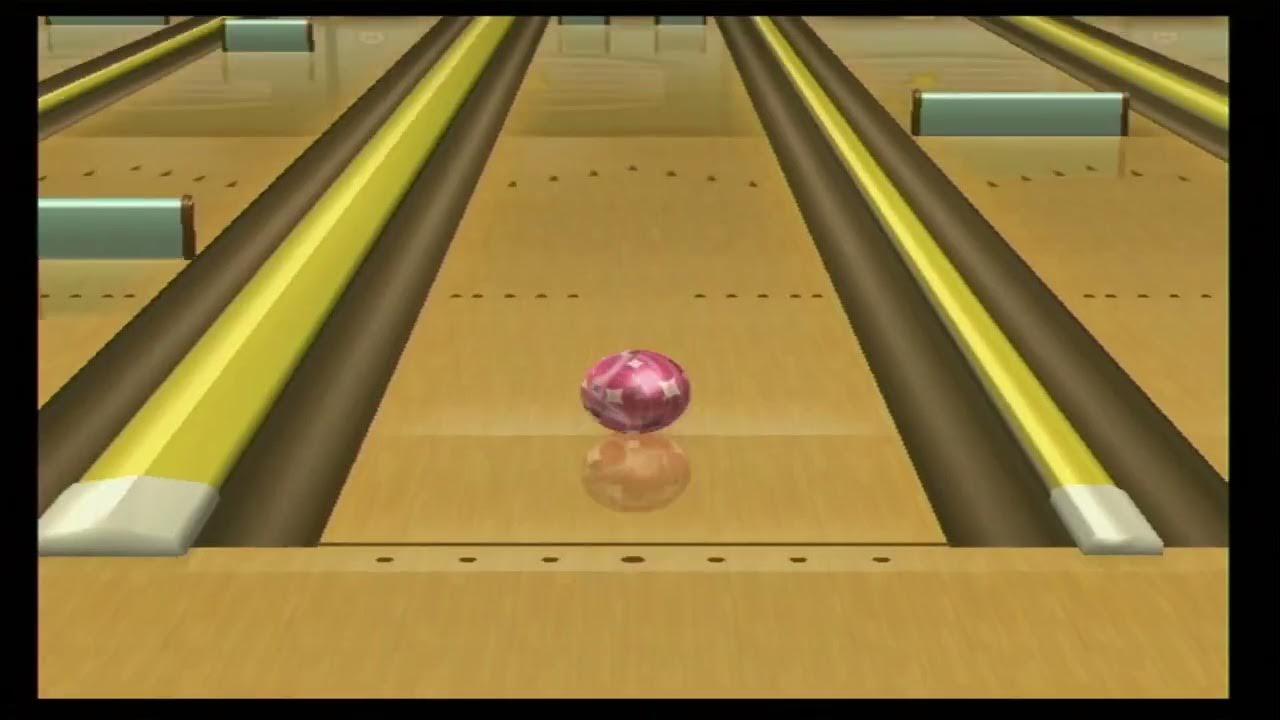 Wii Sports Bowling Spin control 20 lanes YouTube