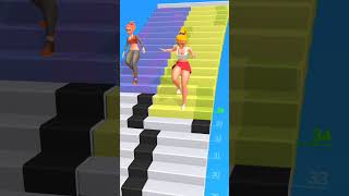 Down Stairs Race 3D #Funnygame #Viralshorts