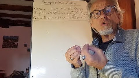 Sous-espaces stables et idéaux de K[X]