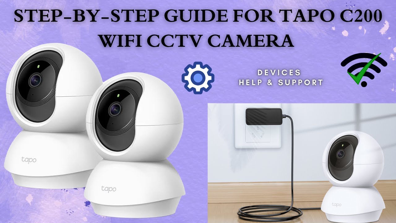 How to setup Tapo C200 wifi CCTV Camera | Tapo C200 wifi CCTV Camera ...