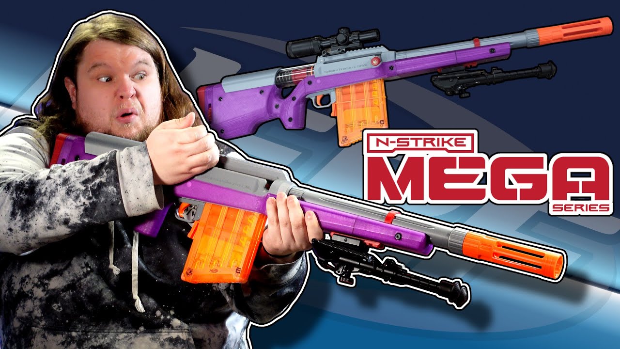 Glorioso Tomar conciencia Recordar The NERF MEGA Sniper Rifle that scares me...😨 - YouTube