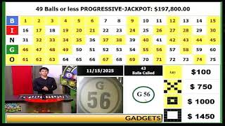 Mega Bingo Draw 11-15-2025..Jackpot Is 197,800.00.. Ads Are Muted To Avoid Copyright Infringement.