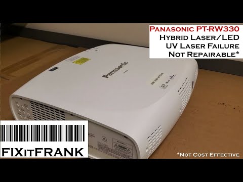 Panasonic PT-RW330U Hybrid Laser/LED Diagnosis