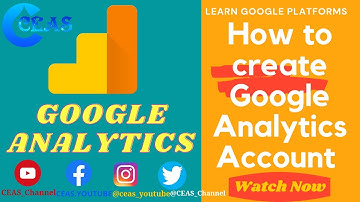 How to create google analytics account?