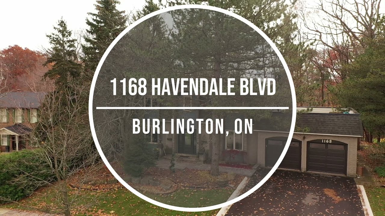 1168 Havendale Blvd, Burlington Drone Video YouTube