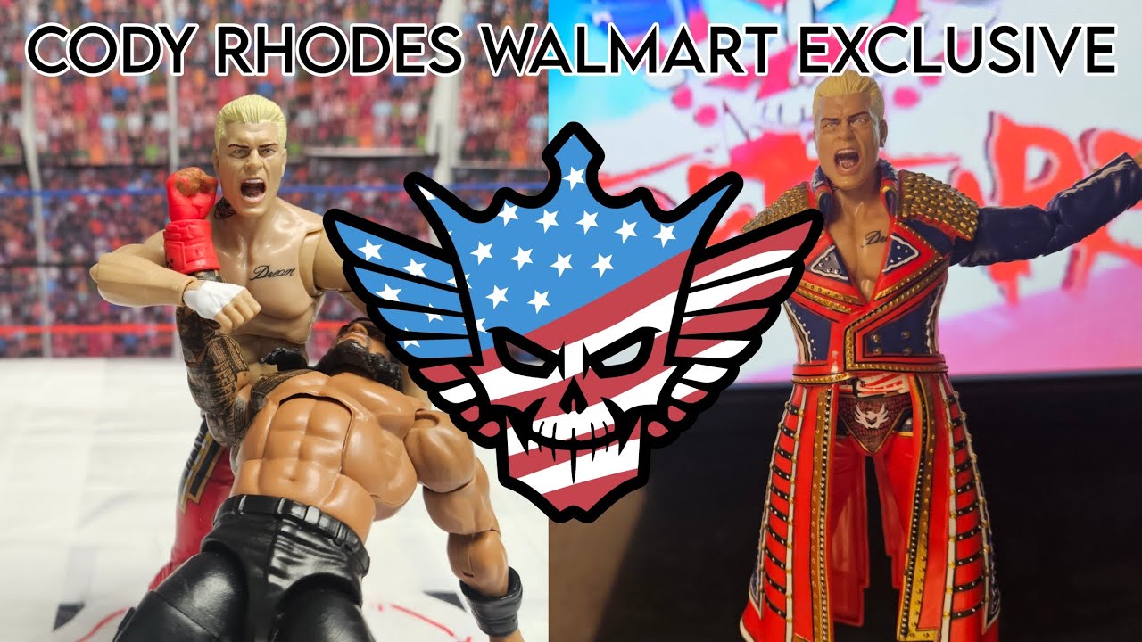 Walmart Exclusive AEW Cody Rhodes Supreme Collection Figure Review YouTube