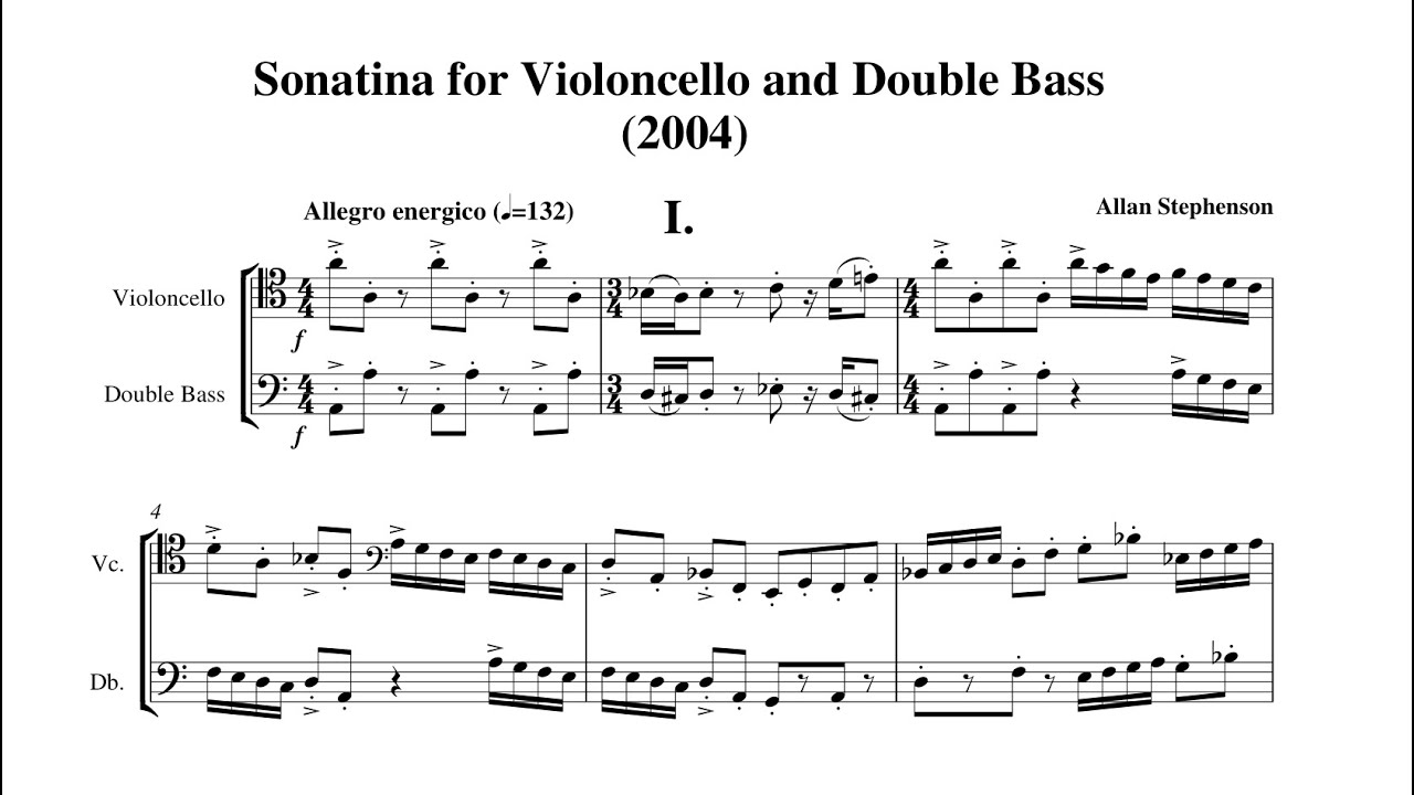 Obejrzyj Sonatina by Allan Stephenson・Leon Bosch & Peter Martens w YouTube Obejrzyj Sonatina by Allan Stephenson・Leon Bosch & Peter Martens w YouTube