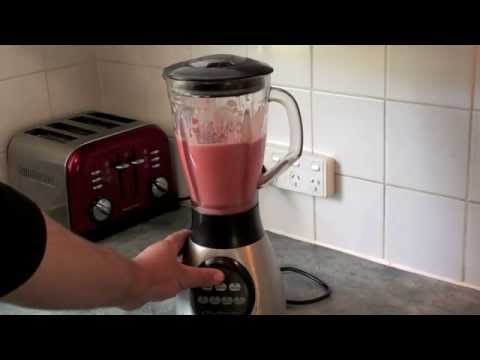 Strawberry Peach Soy Smoothie - YouTube