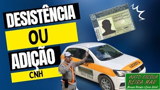 Desistência De Categoria Ou Adição Como Funciona cnh legislação trânsito cfc