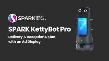 KettyBot Pro - Smart Delivery & Reception Robot with Ad Display