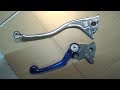 XTZ125によくわからんブレーキ、クラッチレバーをつけてみたら。。。ある意味当たりだったｗ