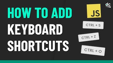 Add KEYBOARD SHORTCUTS to Your Website with JavaScript