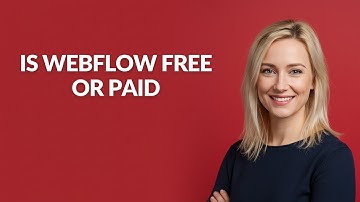 Is Webflow Free Or Paid - Julia