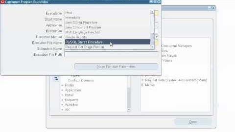 Oracle R12 Technical - Concurrent Program Creation