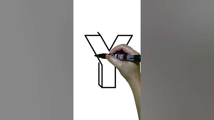 #3dart #howto #draw #3dletterdrawing 3D Letter Y