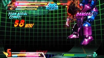 MARVEL VS CAPCOM 3-ULTIMATE COMBO #3 IRONMAN BEAUTIFUL JOE AKUMA BEAST MODE