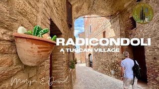 RADICONDOLI TUSCANY  -  COME VISIT THIS GORGEOUS HILLTOP VILLAGE WITH US AND DISCOVER IT'S BEAUTY