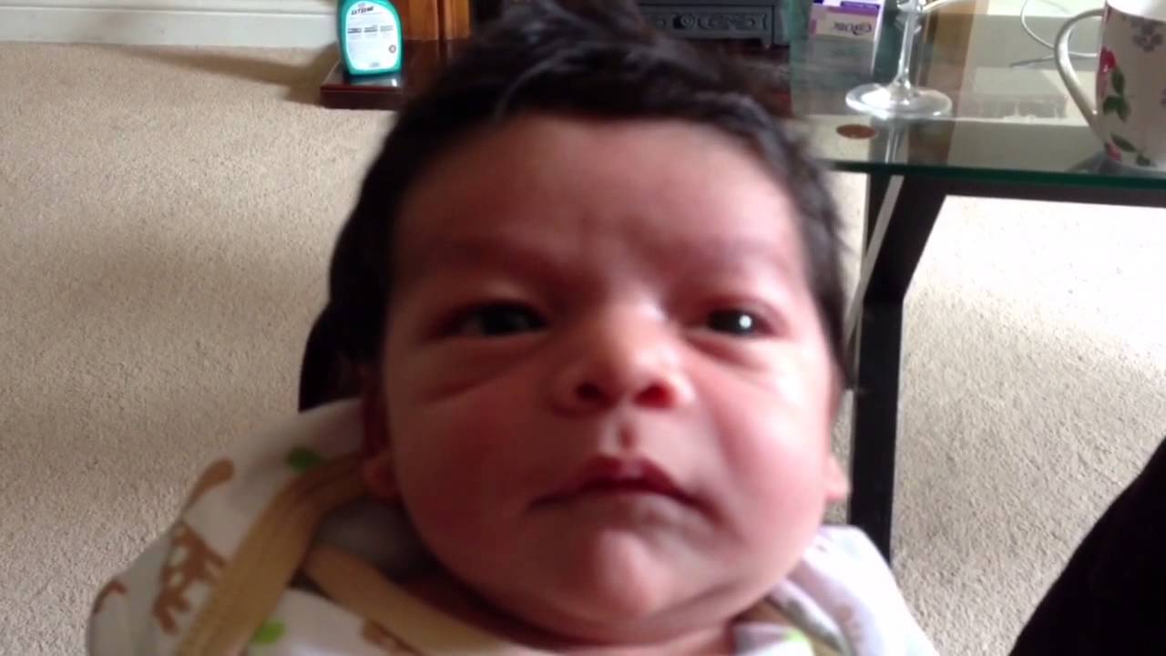 11 Day Old Baby Waving YouTube