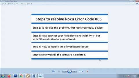 #(Solution) | Roku Error Code 005