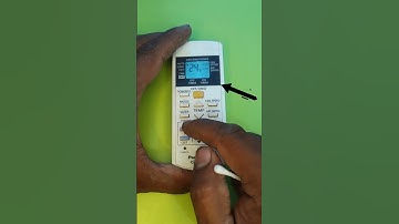 How to set panasonic air conditioner timer in English language| panasonic ac remote control timer