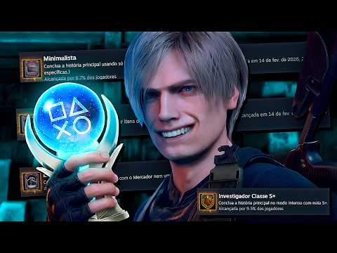 PLATINEI Resident Evil 4 Remake da forma MAIS RÁPIDA e DIFÍCIL QUE EXISTE! 😡