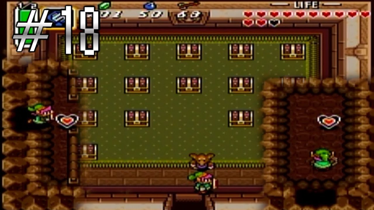 Let's Play LoZ A Link To The Past Part 18: Holy Crap Heart Pieces - YouTube