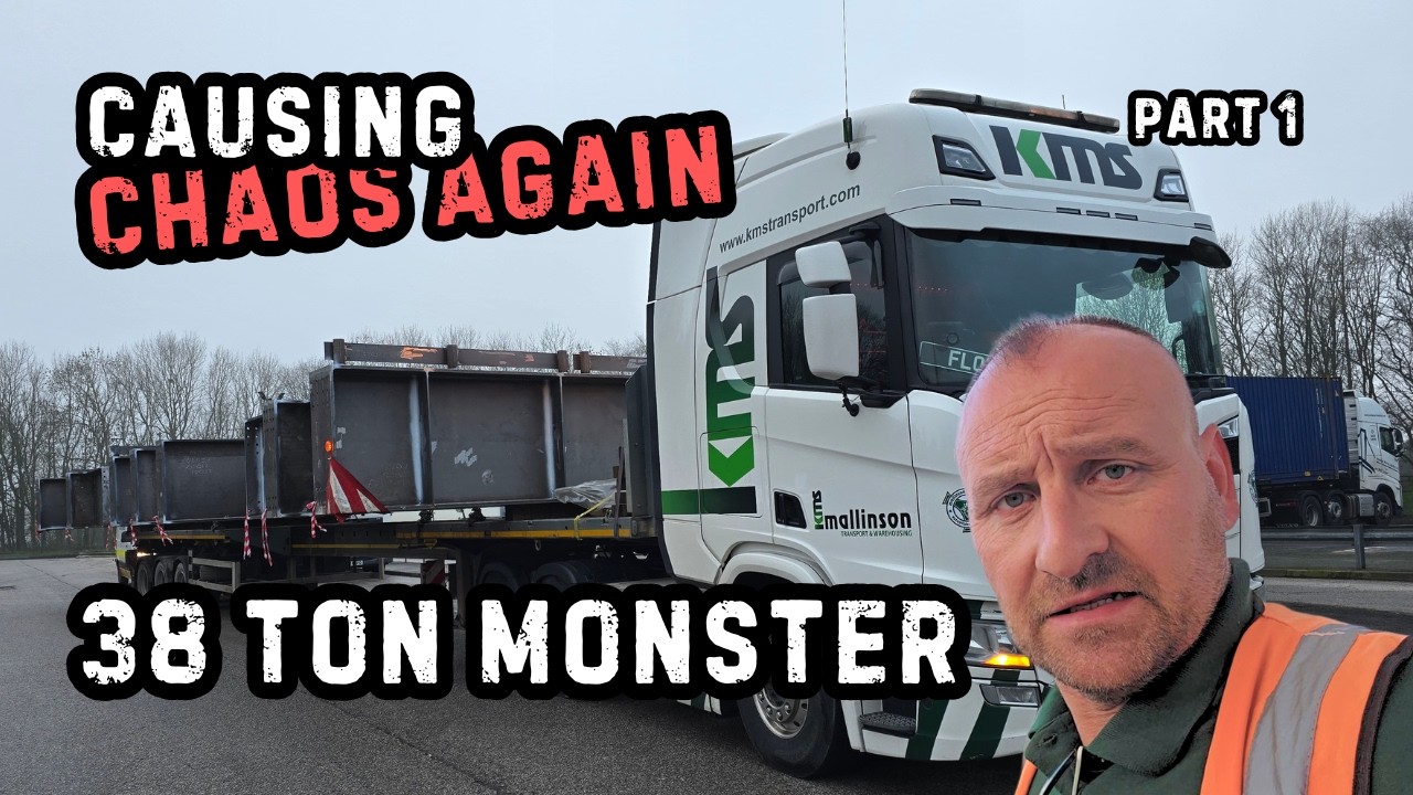 CAUSING CHAOS AGAIN WITH THIS 38 TON MONSTER (Part 1) ✔ Trucker FLOZ ✔ [4K]