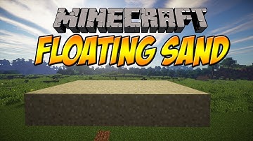 Minecraft Tutorial: FLOATING SAND!
