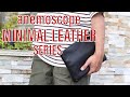 【Minimal Leather Series】大好評！anemoscopeオリジナルアイテムシリーズ！クラッチバッグとしても使えるポーチやバッグも！