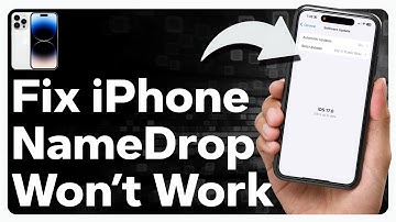 Hoe je NameDrop kunt oplossen dat niet werkt op de iPhone