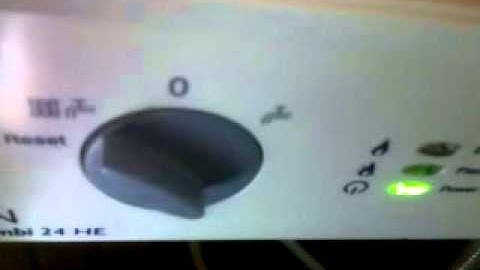 Main Combi 24 He Intermitent Flame failure.