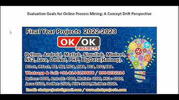 Evaluation Goals for Online Process Mining A Concept Drift Perspective