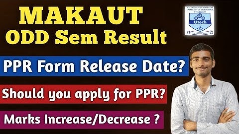 Makaut PPR Form release date 🤔|Should you apply for PPR? #makaut #makaut_exam
