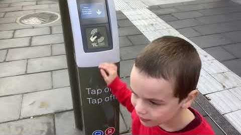 Checking out Canberra light rail for the first time in gungahlin