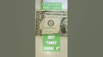 #onedollar #2017  #moneycollection  #trinary #lownumbers #2235