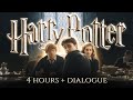 [4 Hours] Harry Potter ASMR Ambience + Dialogue ◈ Study & Relax w/ the Characters ◈ Multiple Scenes