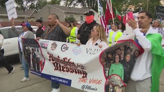 Community peace walk in Waukegan underway to protest ICE raids, support immigrant families