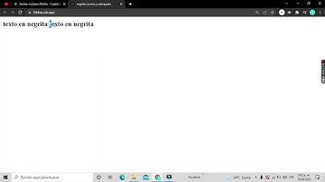 NEGRITA , CURSIVA Y SUBRAYADO EN HTML