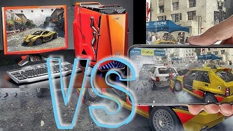 GRID AUTOSPORT - IPHONE X VS PC | SIDE BY SIDE/LADO A LADO 2017