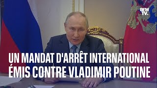 Un mandat d'arrêt international contre Vladimir Poutine pour des déportations d'enfants présumées