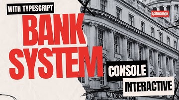 Console interactive bank system with typescript