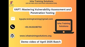 Vulnerability Assessment and Penetration Testing  Demo Video 3rd April 2025