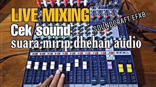 Cek Sound Terbaru | Mixing Multitrack dangdut kalem | rekaman mirip dhehan audio👍
