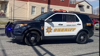 Passaic County Sheriff’s Department K9 Unit 15 Responding on Chamberlain Ave at Preakness Ave