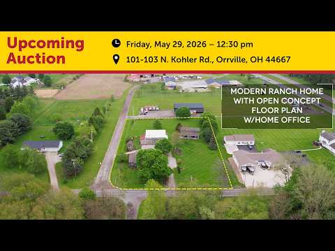 103 N. Kohler Rd., Orrville, OH home video tour