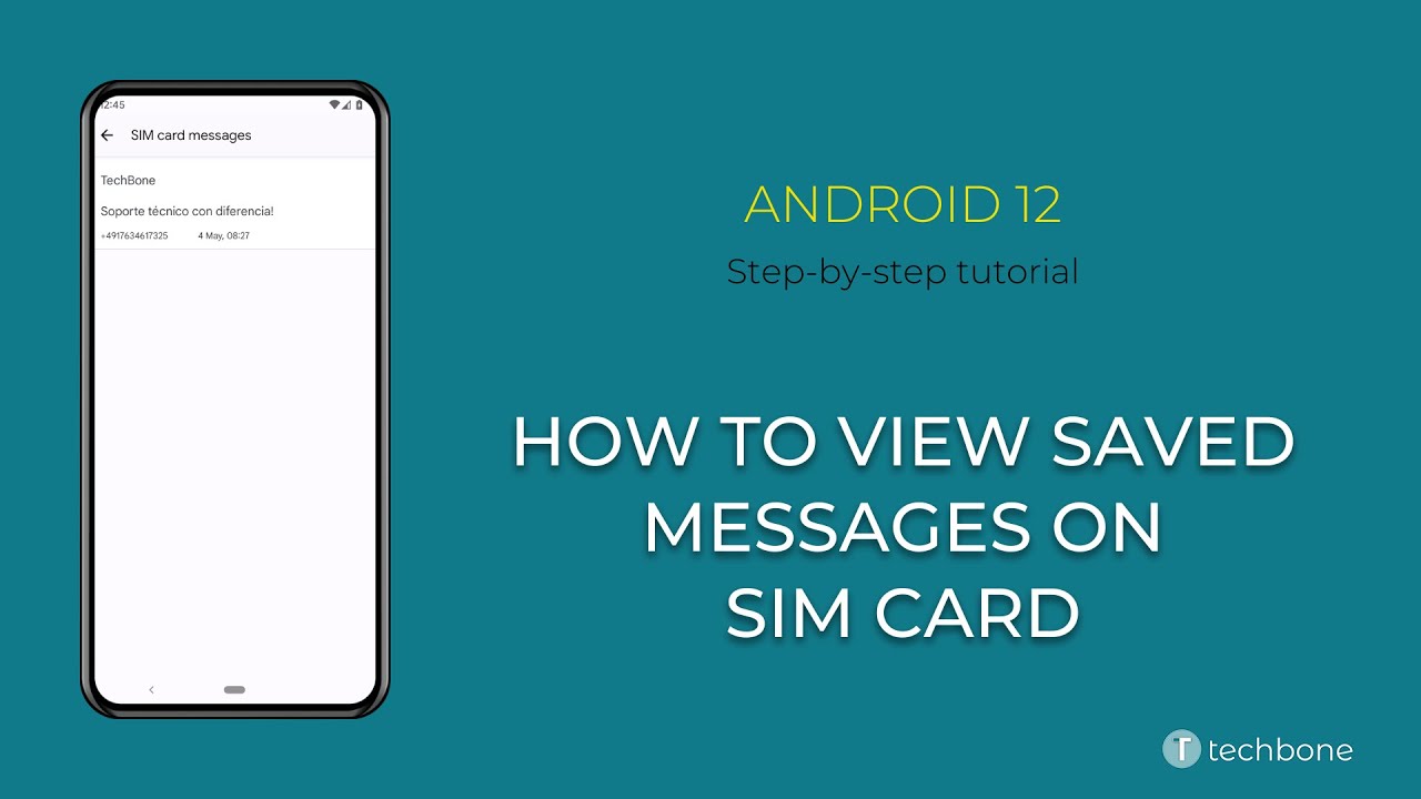 Can you see messages from a SIM card?