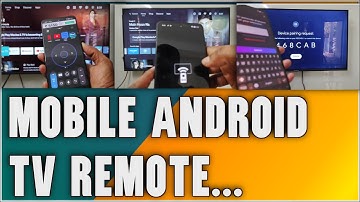 Mobile Android TV Remote Easiest Control || Remote For Android TV